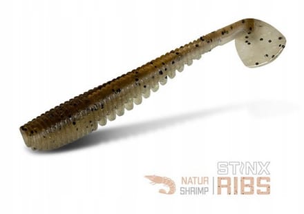 Delphin Stinx Ribs Shrimp 5cm - Zachte Kunstaas voor Vissen