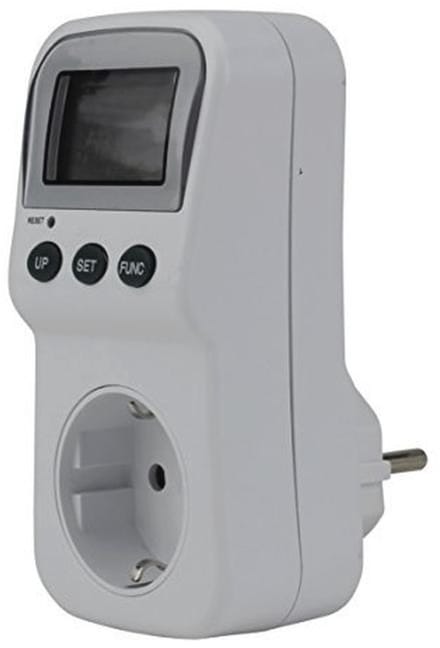 Energiekostenmeter met Overbelastingswaarschuwing en 2 Stroomprijzen