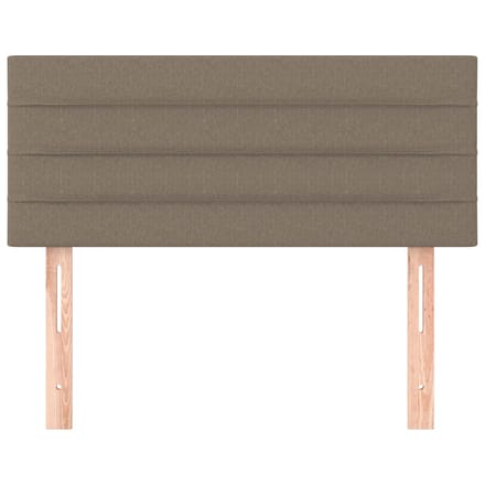 vidaXL - Hoofdbord - 80x5x78/88 - cm - stof - taupe