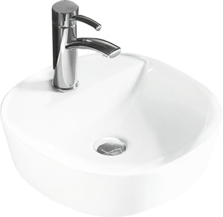 Mexen Zita opzetwastafel 40 x 40 cm, wit - 21874000