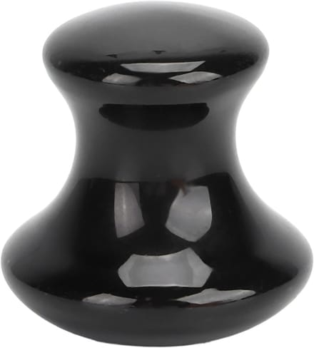 Effectieve Gua Sha Tool voor het Verminderen van Rimpels en Ontspanning in de Spa, Zwart Massagestuk