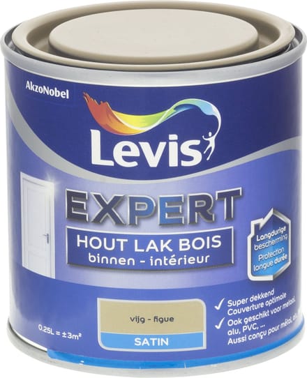 Levis - Expert Hout Lak Binnen Satin - Vijg - 0,25 L