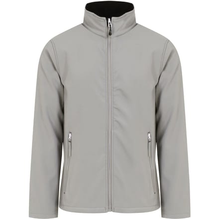 Regatta Heren Ascender Effen Dubbellaags Soft Shell Jas (Mineraalgrijs/zwart)