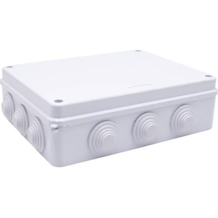 TRU COMPONENTS TC-RA 255x200x80 TC-10239064 Installatiebehuizing ABS kunststof Wit 1 stuk(s)