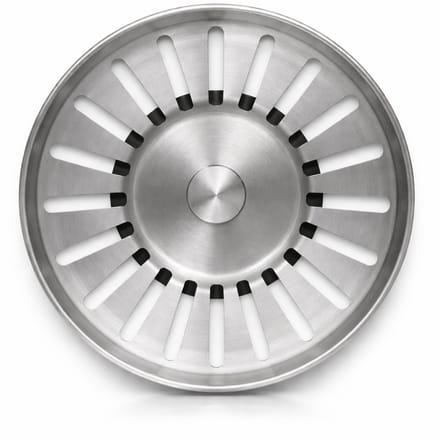 Waterval Premium Brushed Korfplug RVS - Inclusief 3 Pinnen - Zilver - 79mm