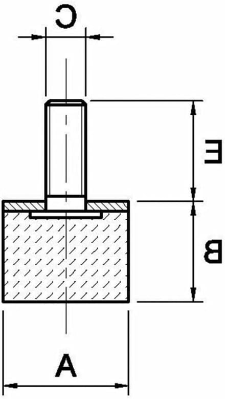 Silent Block Machinevoet - Trillingsdemper Rubber Buffer - Onderdrukken Trillingen - Maximale Compressie 265