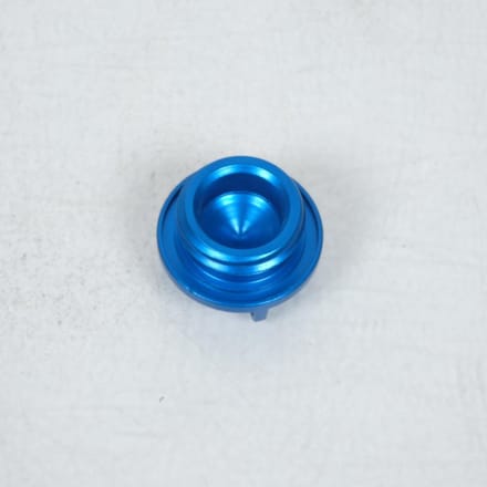 Olieniveaudop blauw alu M26 spoed 3.0 Lightech voor motor Yamaha 700 MT-07
