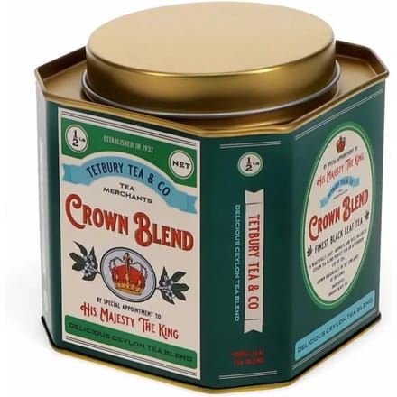Metalen theecadeau Rex London Crown Blend
