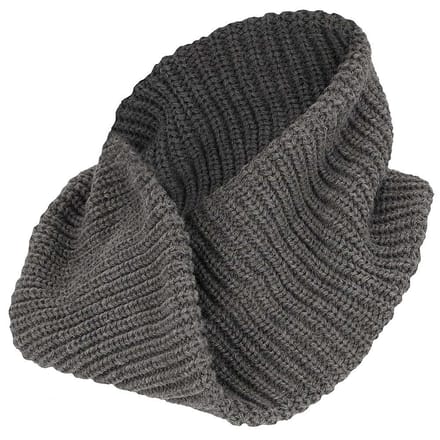 Colsjaal jongens - Ribbed - 2 t/m 8 jaar - Grijs / 4/8 Jaar