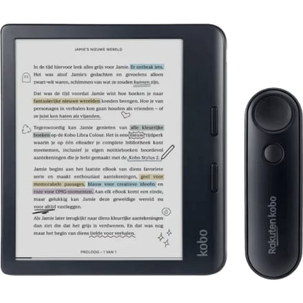 Kobo Libra Colour Zwart + Remote