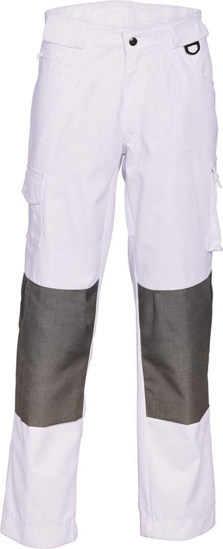 HAVEP Werkbroek Worker kniezakken 8597 - Wit/Grijs - 48