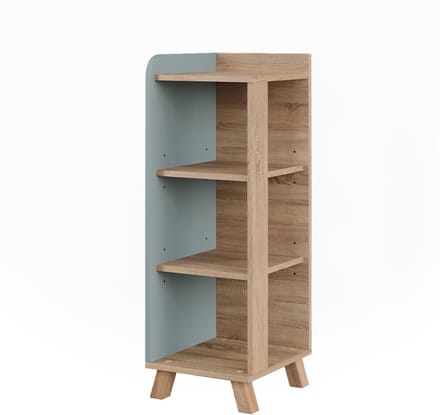Vicco Karen Midikast – 30 x 90 cm met 4 planken Sonoma/blauw
