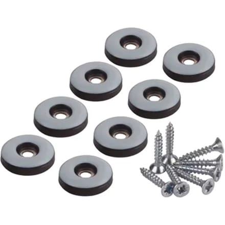 Fix-o-moll Meubelglijder Easy Glider - Schroefbaar - Kunststof - Diam. 22mm - Rond - 8 Stuks