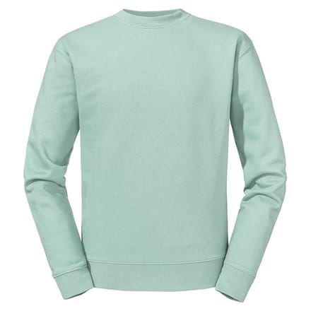 Russell Heren Authentiek Effen Sweatshirt (Eucalyptus)