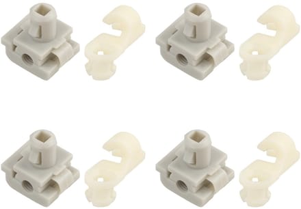 Dailygoods- Achterklep Handvat Stangen Kit - Vergrendeling - 8 Stuks