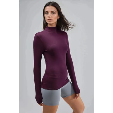 Slim Fit Halve Col Blouse