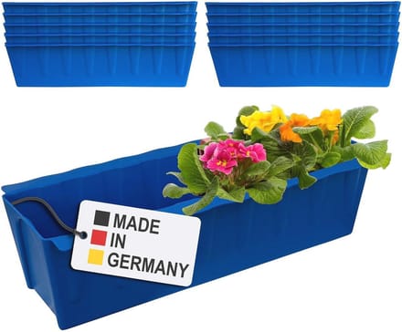 Bloembakken voor Europallets - Blauw - Set van 10 Stuks
