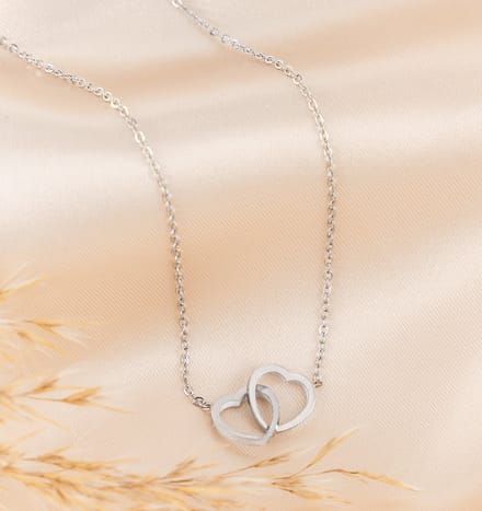 Ketting Connected Heart | Stainless steel