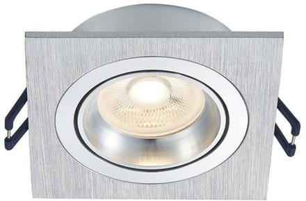 OutledTL Ceres Led spotjes - vierkant dimbaar - 1 stuk - geborsteld aluminium