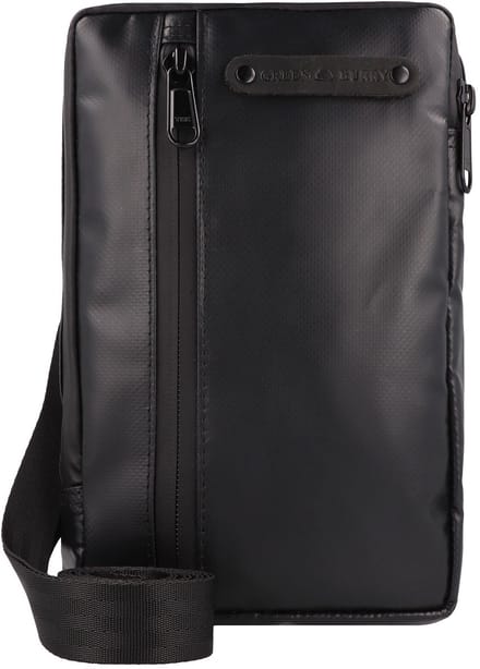 Greenburry Upcycled Tarpaulin Mini tas Schoudertas 14 cm - Dames - black