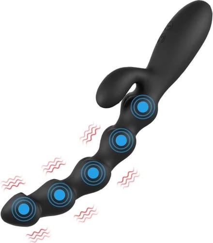 Hevige vibrerende buttplug Kralen Vibrator - Anale Kralen - Dildo - incl Lader