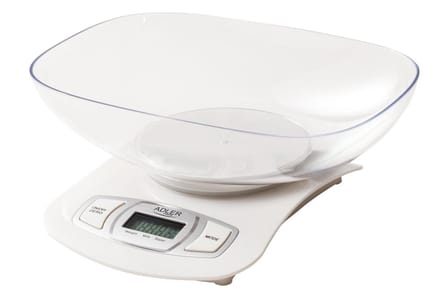 Adler AD 3137 W - Witte keukenweegschaal - 1.5 liter schaal
