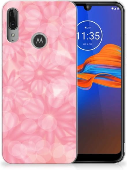Motorola Moto E6 Plus TPU Case Spring Flowers