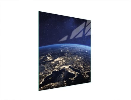 TMK ArtDeko - Snijplank van Glas - 45x52 cm - Zwart