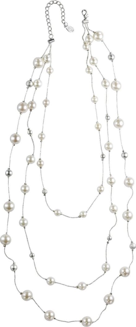 Behave - Lange ketting met parels - 49 cm (+verlengketting 5cm) - Elegante mode sieraden