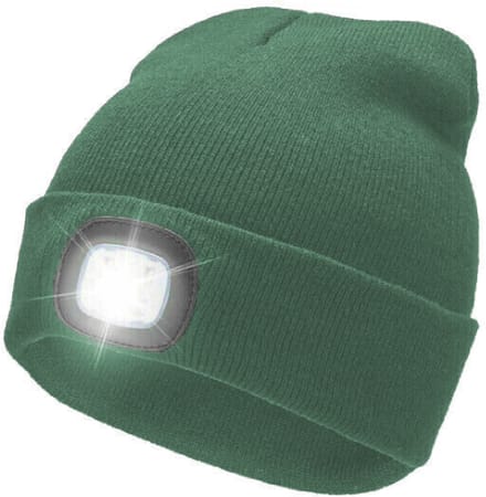 Muts met LED-Verlichting – USB Oplaadbare Hoofdlamp - Beanie - Unisex