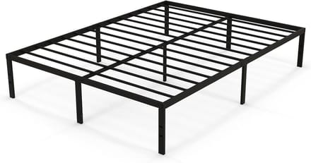 Bedframe Metaal - Basis Bed - Slaap Comfort - Veel Opbergruimte - 200x150 cm - Zwart