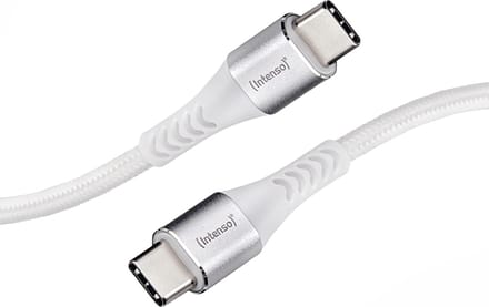 (Intenso) C315C USB-C naar USB-C laad- en data kabel - 1.5meter - wit (7901002)