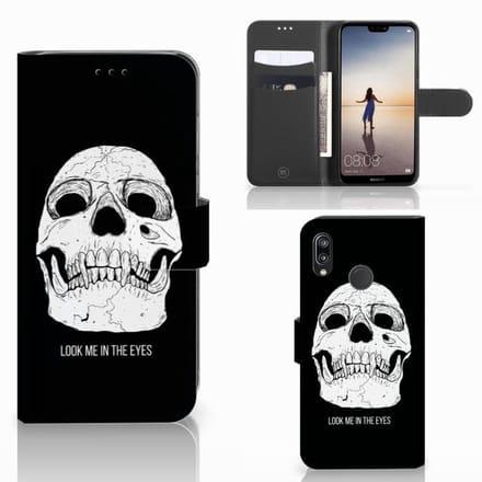Telefoonhoesje met Naam Samsung Galaxy A30 Skull Eyes