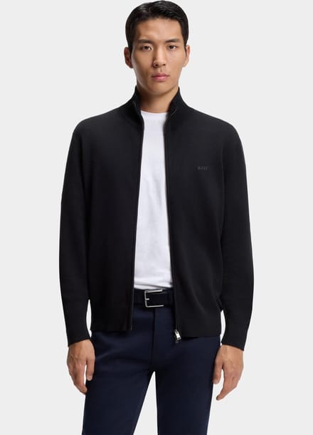 BOSS Black Vest heren Blauw C-Ubaio 10277311 01 50556325/404