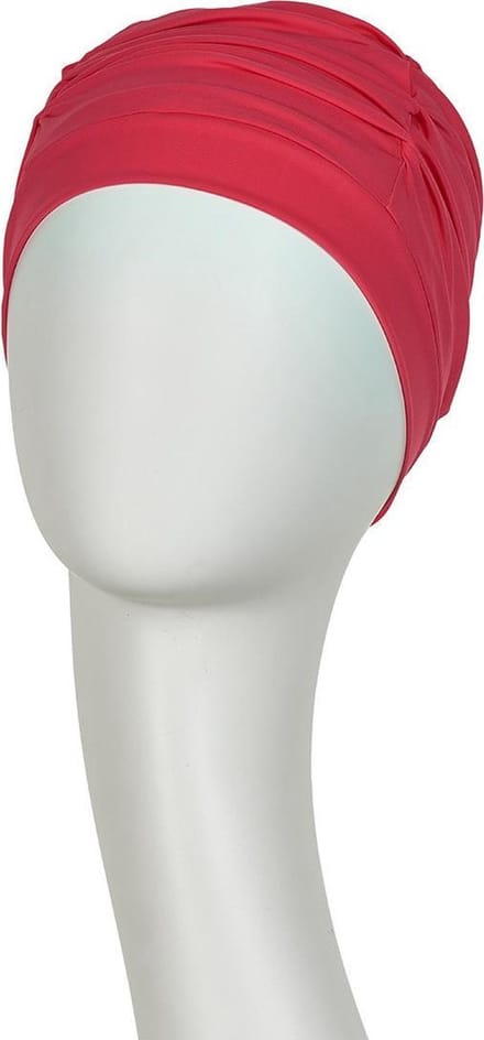 Chemo muts Christine Headwear Swimcap red