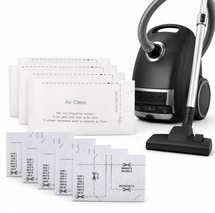 Knaak Stofzuiger Filter Set - 10 Stuks - Filter en Filterpads - Geschikt voor Miele Stofzuigers - Motorfilter en Uitblaasfilter