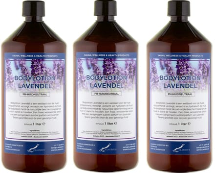 Bodylotion Lavendel 1 Liter - set van 3 stuks