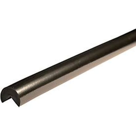 Hoekbeschermprofiel type A +, 1 m/stuk, zwart
