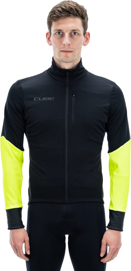 CUBE BLACKLINE SOFTSHELL JACK SAFETY BLK/NEON S