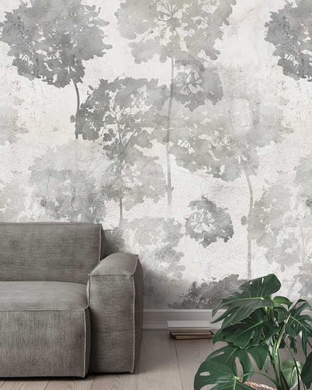 INGK - Floral Utopia Behang - Hortense Gray