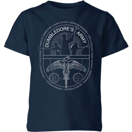 Harry Potter Dumbledore's Army kinder t-shirt - Navy - 98/104 (3-4 jaar)