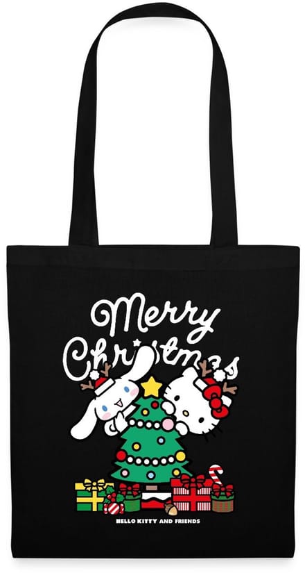 Hello Kitty En Cinnamoroll Kerstontwerp Tas Van Stof Schoudertas