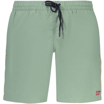 Noorwegen 1963 Verde Poliammide Heren Zwem Boxer