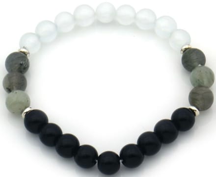 Armband - 19cm - Stenen Armband - 8mm Kralen - Elastisch