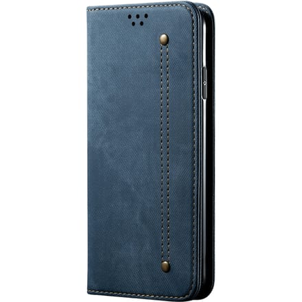 CaseBody OnePlus 12R Denim Bookcase Blauw