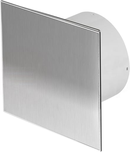 Stil Design Ventilator RVS met Terugslagklep en Timer voor Badkamer en Toilet
