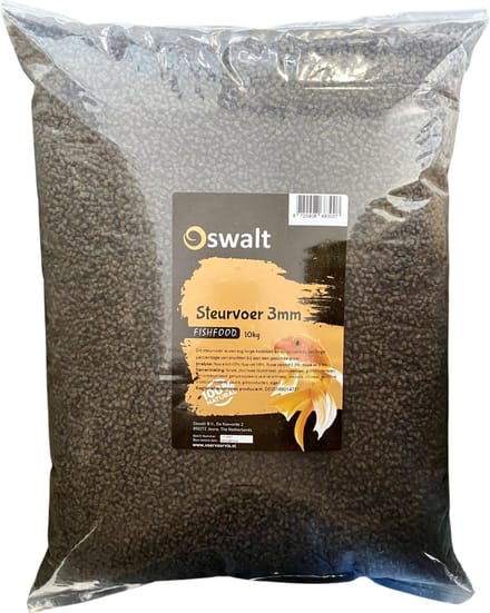 Oswalt Steurvoer - 10kg - 3mm - Vissenvoer