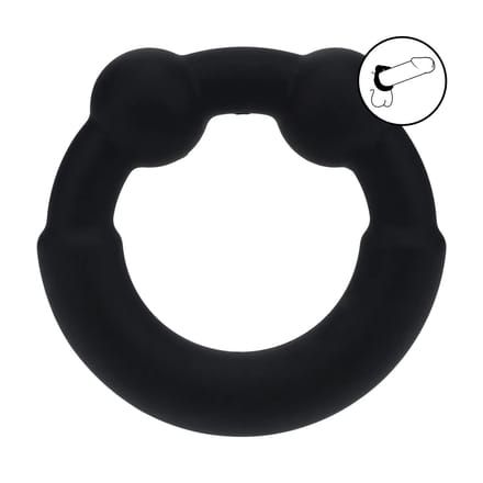 Levelz - Metal and Silicone Cockring