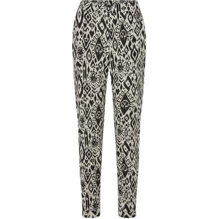 esmara Dames broek (Zwart/wit, S (36/38))