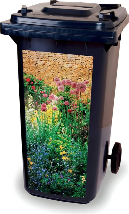 Container sticker - Stadstuin - kliko sticker - afvalbak stickers - vuilnisbak - CoverArt